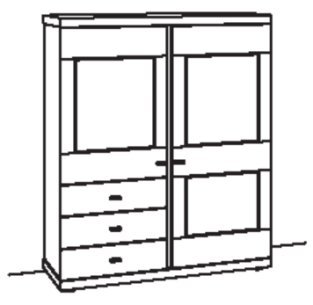 Venjakob Next Level 3000 Highboard 1231 Rechts