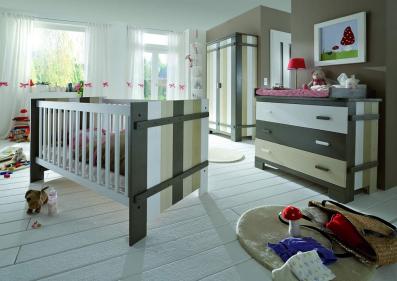 Infanskids  Infansbaby Babyzimmer Merlin Kiefer massiv Multicolor mehrteilig 
