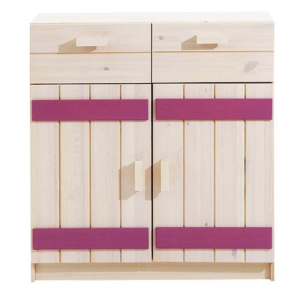 Infanskids Kommode 805 Weiß/ Flieder