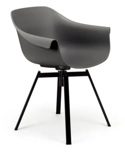 Niehoff Schalen-Stuhl Tulip Gestell 4 Fuß schwarz 