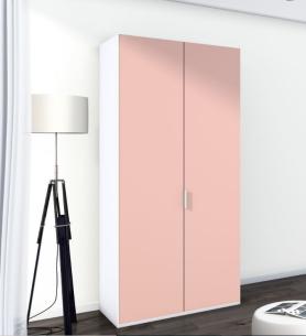 Rauch YourJoyce Drehtürenschrank Kleiderschrank 2 Türen Pastell Rose 