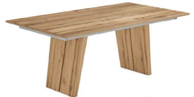 Venjakob Esstisch ET179 DUE Eiche rustico hell geölt | 160 x 90 cm | Ohne Auszug | Ohne Schiene
