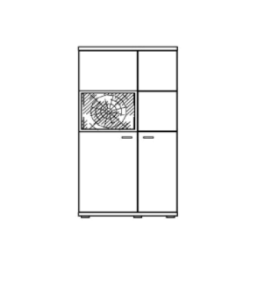 Ideal Möbel Flora Highboard Type 13 