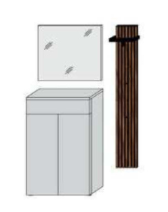 Wittenbreder BILBAO Garderobe Kombi N01-2 