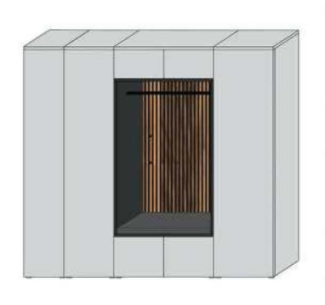 Wittenbreder BILBAO Garderobenschrank Kombi N30 