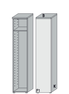 Wittenbreder BILBAO Hochschrank 200 