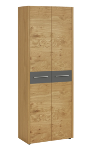 Voss Dielenschrank Levio 127 Lack Grau matt