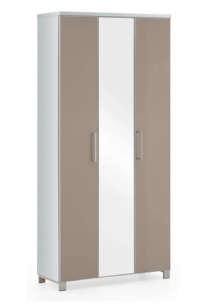 Voss Santina Dielenschrank 308 Lack Weiß | Taupe