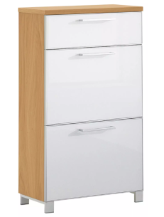 Voss Santina Schuhschrank 310 Eiche Bianco | Optiweiß