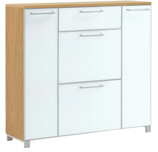 Voss Santina Schuhschrank 318 Eiche Bianco | Optiweiß