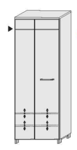 Voss Dielenschrank Unica 971 