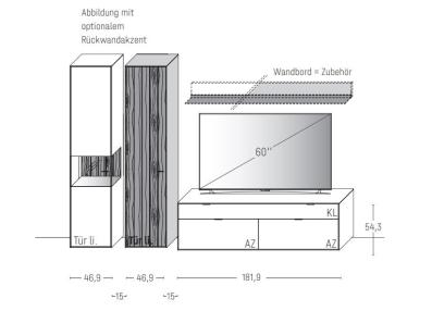 Wöstmann WM 2380 Wohnwand 0008 