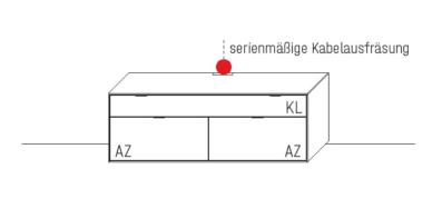 Wöstmann WM 2380 Lowboard 1551 