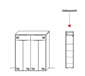 Wöstmann WM 1910 Highboard 4252 