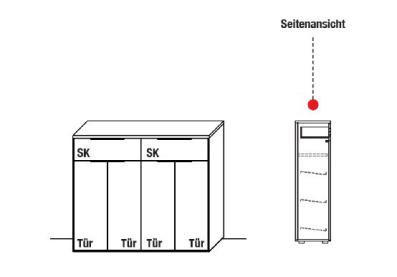 Wöstmann WM 1910 Highboard 3252 