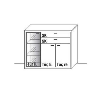 Wöstmann WM 2250 Highboard 3253 3254 