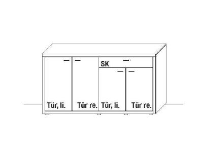 Wöstmann WM 2250 Sideboard 2663 2664 