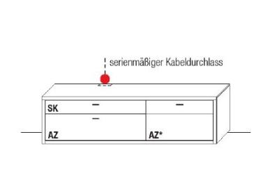 Wöstmann WM 2250 TV-Element 1057 1058 