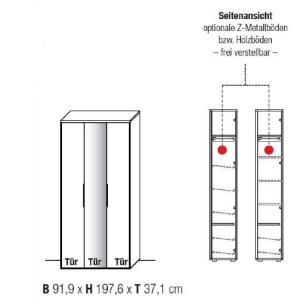 Wöstmann WM 1910 Garderobenschrank 6942 