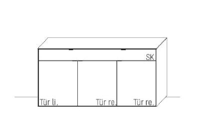 Wöstmann WM 2380 Sideboard 2860 