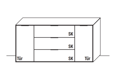 Wöstmann WM2140 Sideboard 2750 