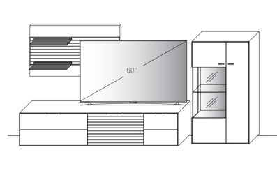 Wöstmann WM 2320 Wohnwand 0002 