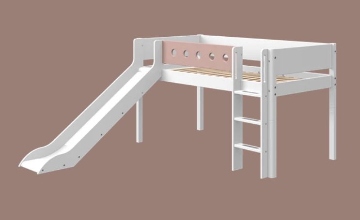 Flexa White Halbhohes Bett Mit Rutsche 80 17312 80 17312 80 17313