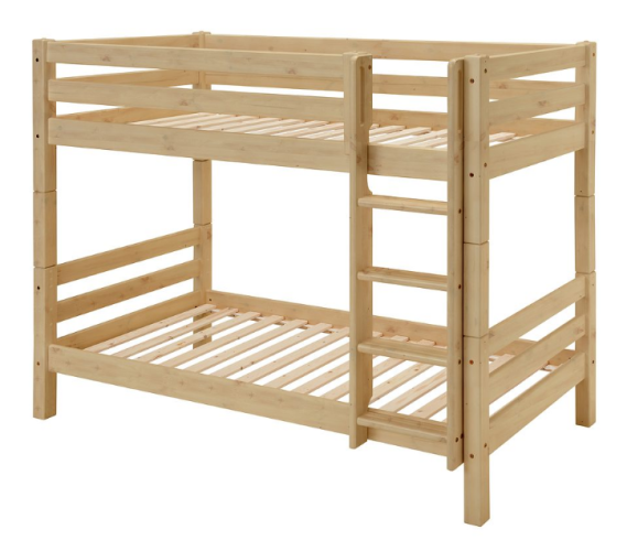 Infanskids Etagenbett mit gerader Leiter 