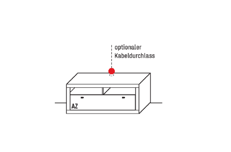Wöstmann Aurum TV-Lowboard 1251 