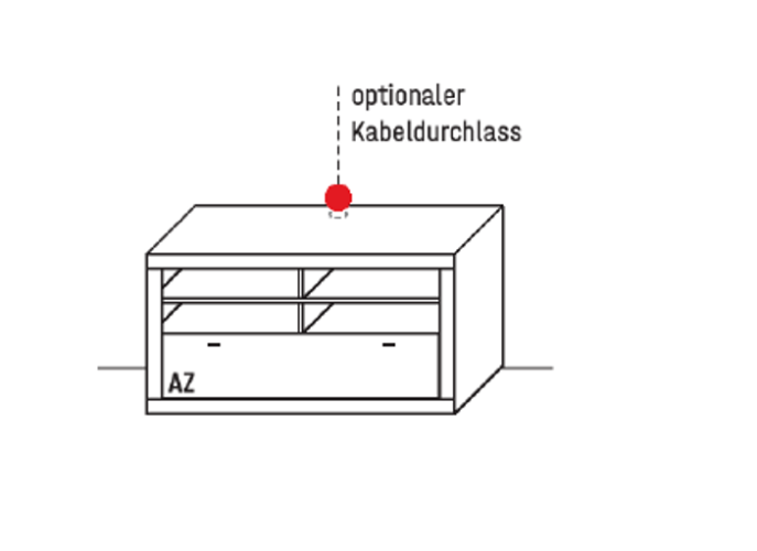 Wöstmann Aurum TV-Lowboard 1252 