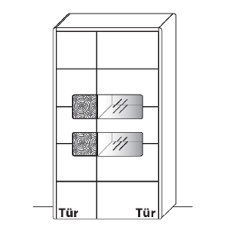 Wöstmann Solento Zeilenschrank 5144 