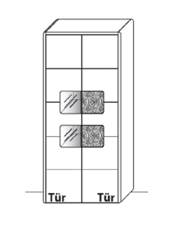 Wöstmann Solento Zeilenschrank 5843 