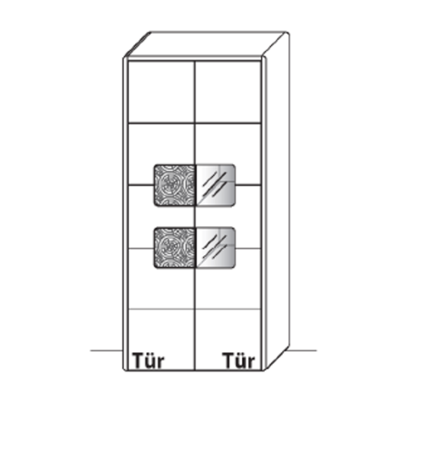 Wöstmann Solento Zeilenschrank 5844 