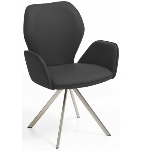 Niehoff Armlehnenstuhl Colorado Trend Line Edelstahl 