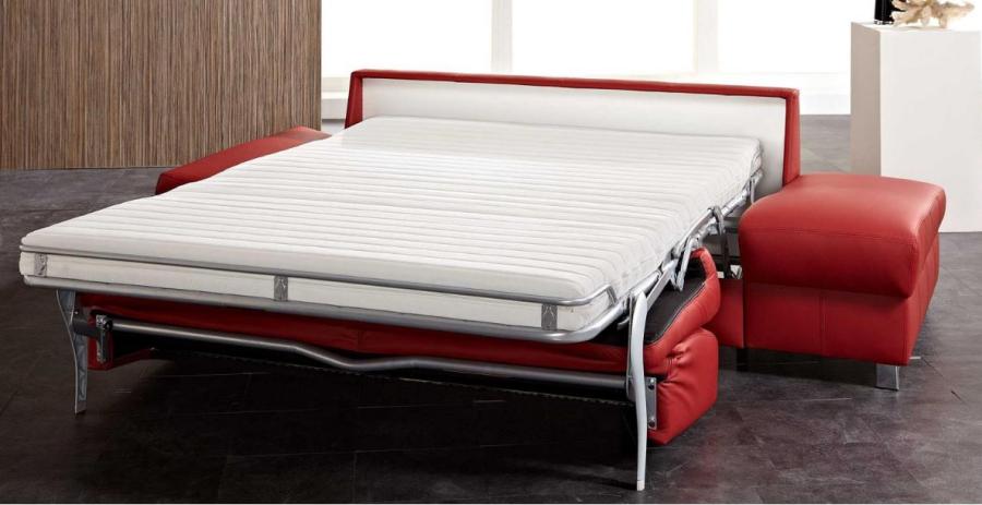 Bali Schlafsofa mit Recamierenhocker Messina 