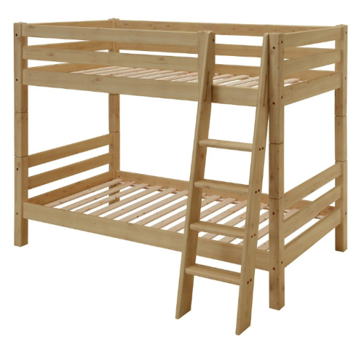 Infanskids Etagenbett mit schräger Leiter 