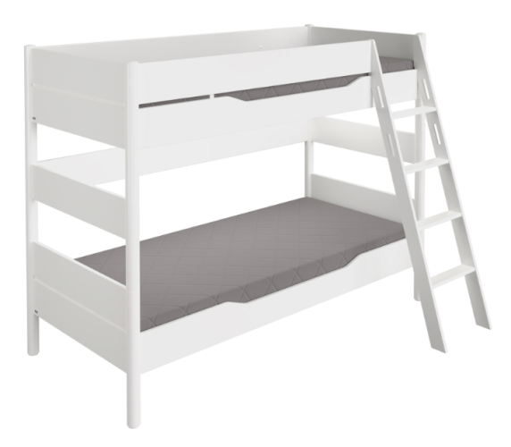 Paidi Ylvie Etagenbett 160 mit schräger Leiter 