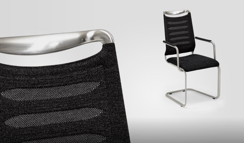 Venjakob Sessel Lilli Plus 2220-17 Edelstahl 