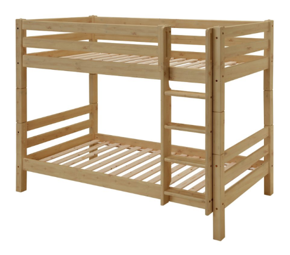 Infanskids Etagenbett mit gerader Leiter 