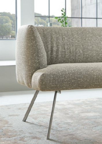 Venjakob Sitzbank Impuls P2 Opal 240 cm | Edelstahloptik | Preisgruppe B