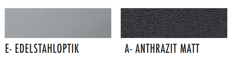 Venjakob Sitzbank Impuls P9 Onyx 180 cm | Edelstahloptik | Preisgruppe A