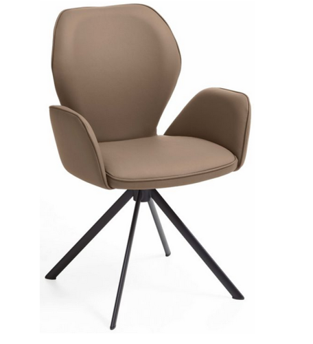 Niehoff Armlehnenstuhl Colorado Trend Line Eisen schwarz 