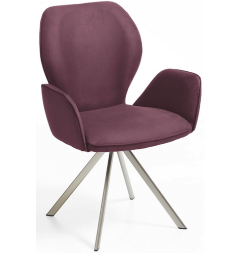 Niehoff Armlehnenstuhl Colorado Trend Line Edelstahl 