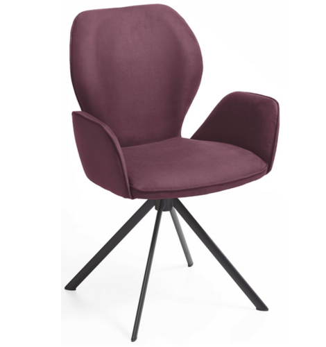 Niehoff Armlehnenstuhl Colorado Trend Line Eisen schwarz 