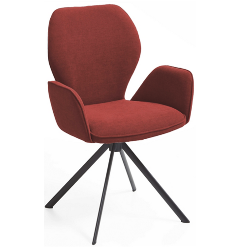 Niehoff Armlehnenstuhl Colorado Trend Line Eisen schwarz 